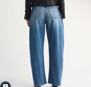 Abercrombie & Fitch curve-seam barrel jeans